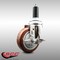 Service Caster 4 Inch 316SS Maroon Polyurethane Swivel 1 Inch Expanding Stem Caster Brake SCC-SS316EX20S414-PPUB-MRN-TLB-1 - alternate 3